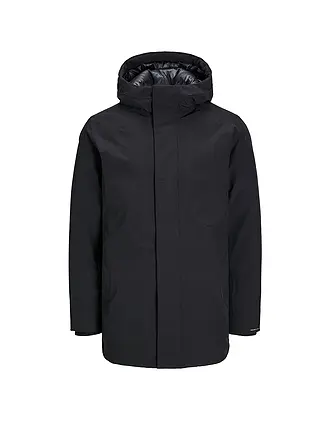 JACK & JONES | Parka JJEKEEN
Marque: JACK & JONES
Couleur: noir
Catégories: Mode, Homme

Longueur des manches: Manches longues
Matière: Polyester / Polyamide, Stretch
Forme du col: Capuche
Motif: Uni
Coupe (vêtements d'extérieur): Regular
Style: Young Fashion
Détai | 